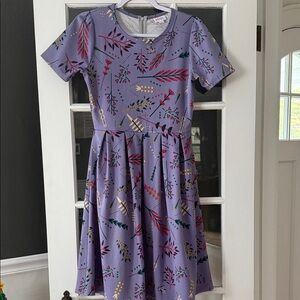 Lularoe winter Floral Patterned Midi Dress